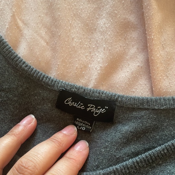 Charlie Paige large sweater dress - Picture 3 of 3